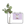 thumbnail image 1 of Duck Doctor Clothes Stethoscope Metal Picture Frame Cerac Vase Decor, 1 of 3
