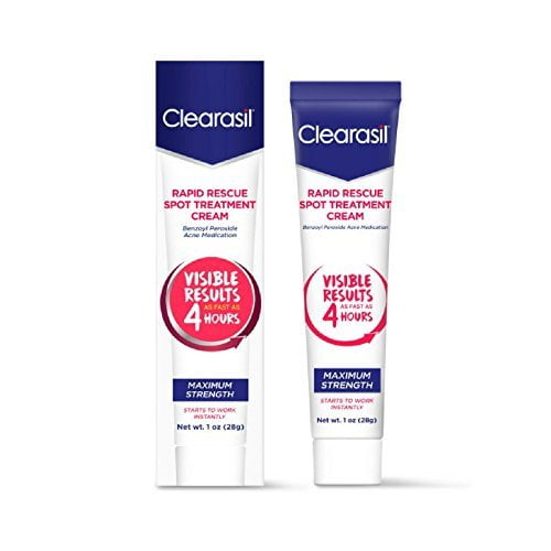 Clearasil Ultra Rapid Action Vanishing Treatment Cream 1 Oz Each
