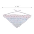 thumbnail image 3 of Unique Bargains 1 Pc French Lace Triangle Bandana Butterfly Turban Crochet Hair Scarf for Women Beige Blue, 3 of 5
