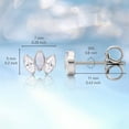 thumbnail image 2 of Limerencia Pure Titanium Hypoallergenic Earrings Crown Zirconia Implantable Grade For Sensitive Ears, 2 of 6