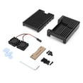 thumbnail image 1 of Case for Raspberry Pi 4 Cooling Shell Metal Box Aluminum Alloy Protective Enclosure with 2 Fan, 1 of 4