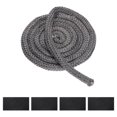 thumbnail image 1 of Uxcell 5/8"x 79" Wood Stove Gasket Kit Graphite Fiberglass Round Seal Rope Black, 1 of 7