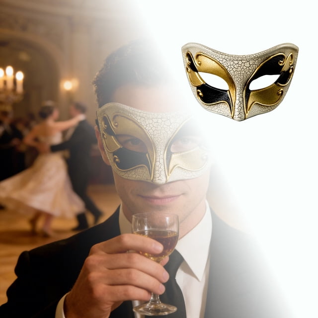 Huanglei Masquerade Lace Party Beauty Half Face Lady Wearing