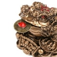 thumbnail image 6 of Feng Shui Money for Toad Lucky Fortune Wealth Chinese Golden for Frog for Toad C, 6 of 9