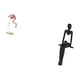 thumbnail image 5 of Estatua de flamenco de resina, escultura de ave, figura de pensador abstracto, adorno de resina pintado a mano, ideal para regalar, decoración del, 5 of 8