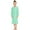 a-Light Green12243, variant on VNKIDY Girls Homewear Outfit Kids Ruffled Collar Nightgown Set Long Sleeve Loose Fit Soft Comfortable Homewear For Casual Daily Home Relaxation Activities Fashionable Top