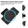 thumbnail image 4 of Soimiss Black Outdoor Sports Phone Arm Band with Anti Skid Durable Wrist Strap for Cycling, 4 of 5