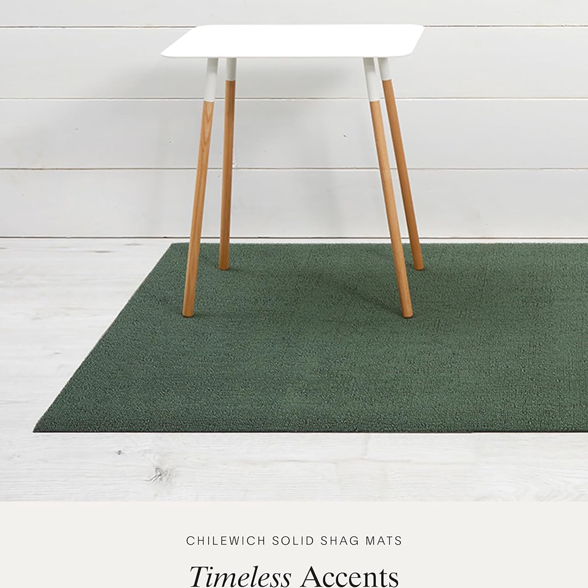 Chilewich 24 in. W X 36 in. L Green Solid Vinyl Utility Mat