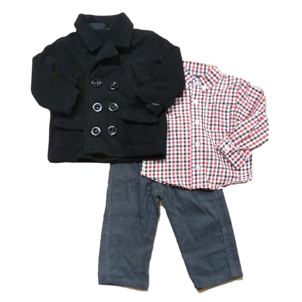 infant boy peacoat