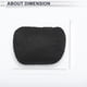 thumbnail image 5 of Almohada para Cabeza de Automóvil Unique Bargains Almohada Ergonómica Cómoda para el Cuello Soporte para el Cuello Suede, Espuma de Memoria Ancho Ajustable Negro 2 Pcs para Conducir Viajar, 5 of 7