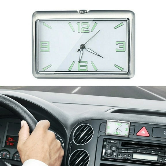 Car Digital Gauge Clock Auto Dashboard Luminous Watch for Automobile Air Outlet