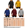 thumbnail image 2 of Oucaili Sudadera con capucha para mujer de manga larga otoño jersey liso color sólido Tops, 2 of 2