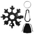 thumbnail image 1 of 18-in-1 Multi-tool Combination Compact Portable Outdoor Snowflake Tool With Bag, 1 of 13