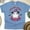 CarolinaBlue, variant on Cute But Spooky Ghost Shirt | Pastel Witch Hat Halloween T-Shirt, Black, Size 2XL