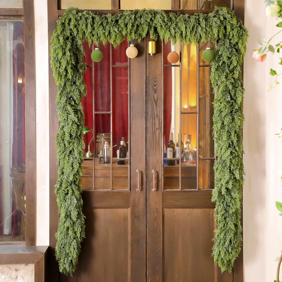 Guirnalda de Cedro Artificial Verde Garland Waydress 4.5 m para Navidad