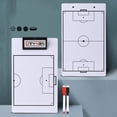thumbnail image 3 of Tablero de entrenamiento de pelota, portapapeles para entrenadores, ejercicio con bolígrafo, borrado , tablero de de media cancha , fútbol americano Calcio1 Sunnimix Junta de entrenadores, 3 of 8