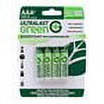 Ultralast ULGED4AAA Green Everyday Rechargeables AAA NiMH Batteries, 4 pk