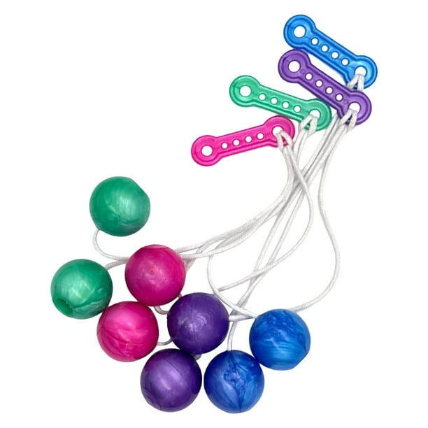 Novedad Mano Columpio Cuerda Pelota Juguete Habilidad de desarrollo Columpio Bump Ball en una cuerda para rellenos de medias Regalos de