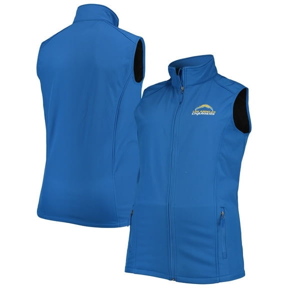 Men's Dunbrooke Royal Los Angeles Chargers Big & Tall Archer Softshell Full-Zip Vest