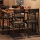 thumbnail image 1 of Yeshouse Mesa de cocina con sillas, mesa de comedor para 4, mesa de comedor Rectangular de Metal y madera con 4 sillas tapizadas, 1 of 7