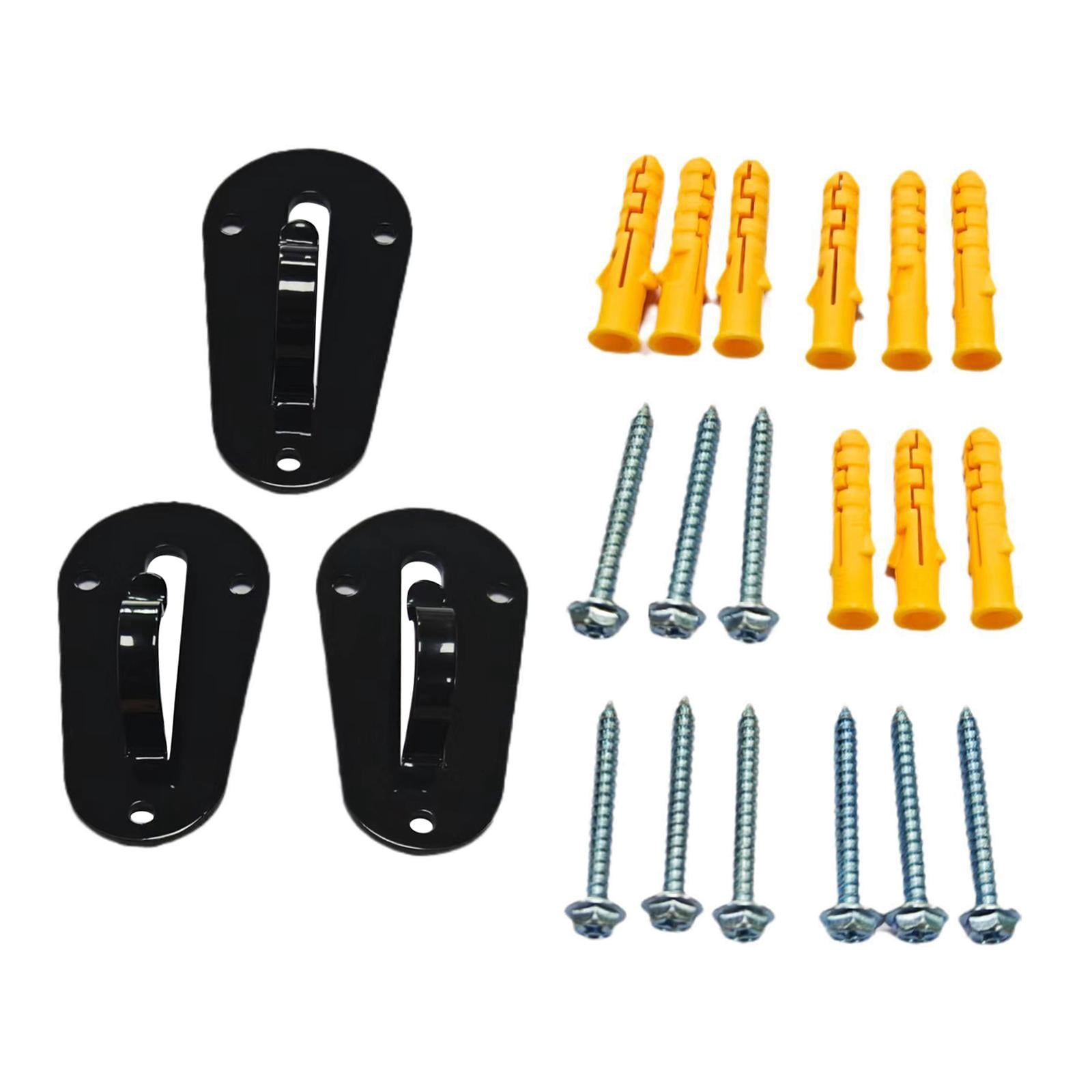DimyFew 3 Pieces Wall Mount Workout Anchors for Strength Training Resistance Bands Body