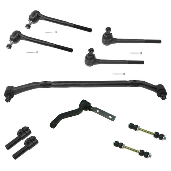 TRQ 10 Piece Front Steering Suspension Kit Idler Arm Sway Link Tie Rods for GM PSA59225 Fits select: 1978-1987 BUICK REGAL, 1978-1988 CHEVROLET MONTE CARLO
