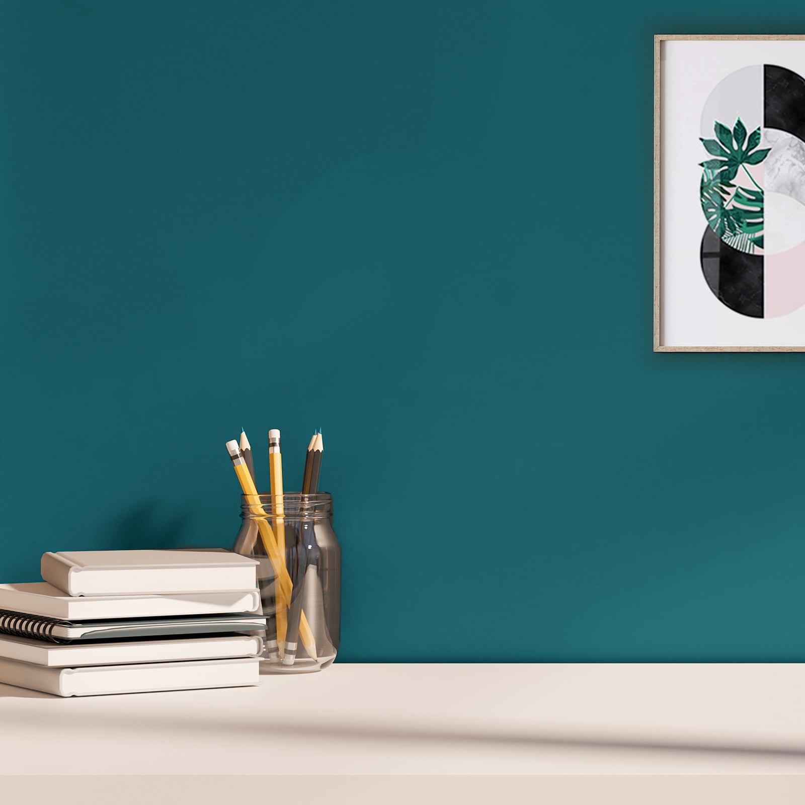 CHIHUT 17.7"x236" Turquoise Blue Peel and Stick Wallpaper for Bedroom Blue Contact Paper for Cabinets Self Adhesive Removable Wallpaper Solid Colour Vinyl Stick on Wall Paper for Shelf Liners Walls