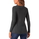 thumbnail image 3 of INSPIRE CHIC Women's Ribbed Knit Top Long Sleeve Square Neck Tee Tops, 3 of 6