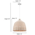 thumbnail image 2 of 9026-WH Millennium Lighting Elise - 1 Light Pendant-15 Inch Tall and 16 Inch Wide, 2 of 8