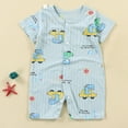 thumbnail image 2 of Baby Boy Girl Fleece Romper Jumpsuit Solid Color Long Sleeve Thick Sweater Onesie Warm Winter Outfit Clothes, 2 of 4