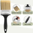 thumbnail image 3 of Brochas de pintura Bates Choice de 4 pulgadas, paquete de 4, para paredes y muebles, 3 of 6