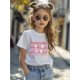 thumbnail image 1 of Camiseta con estampado de lazo rosa para niña de cumpleaños - Cuello redondo informal, manga corta, estilo veraniego para niñas de 8 a 14 años, tela ligera de algodón, perfecta para celebraciones de, 1 of 7