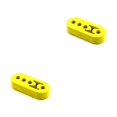 thumbnail image 4 of Riwesomey Soporte de escape para silenciador de coche de carreras, soporte de buje de goma Universal, montaje de 4 agujeros, ajuste de modificación de Amarillo 2piezas Riwesomey CBP384495, 4 of 6