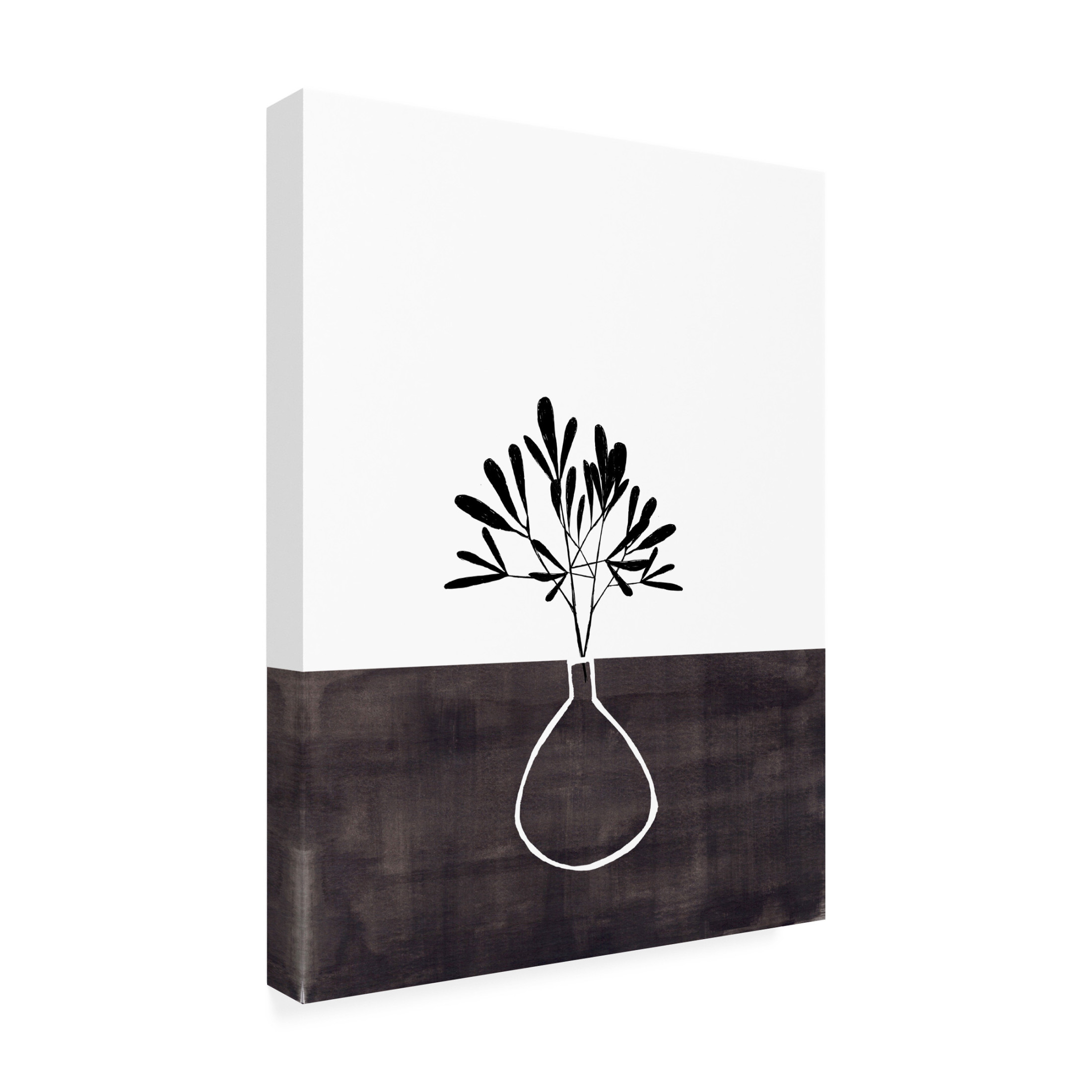 Trademark Fine Art Ejaaz Haniff Ink Vase Canvas Wall Art