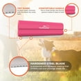 thumbnail image 4 of 5" Equigroomer Horse Pets Dead Hair Remover Grooming Tool Pink, 4 of 8
