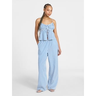 No Boundaries Bustier Tank and Cargo Pant Set, 2-Piece, Women's