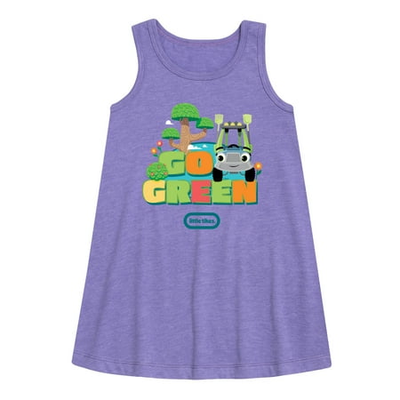 

Little Tikes - Go Green - Save the Trees - Toddler & Youth Girls A-line Dress