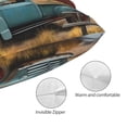 thumbnail image 3 of Fotbe Vintage Truck Farm Scene Funda de Almohada Decorativa Estilo Occidental, Lujo en Algodón, Fundas para Almohadas King, Cojín Estampado para Decoración del Hogar-16"x24", 3 of 6