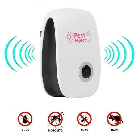 Ultrasonic Pest Repeller(1 Pack), Electronic Plug in Mouse and Rat Repeller, Pest Control Insect and Spider Repellent Mice Repellent for Mosquitos, Flies, Roaches, Rats, Mice