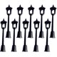 thumbnail image 1 of 10Pcs Mini House Street Light Models Miniature Street Lamps Decorative Street Light Models, 1 of 4
