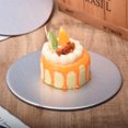 thumbnail image 1 of WEAVILUX Mousse Cake Boards 24Pcs Silver 12Inch for Engagement Cakes, 1 of 7