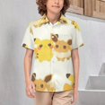 thumbnail image 2 of Eevee button down shirt boys summer 7-8T, 2 of 7