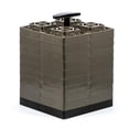 thumbnail image 2 of Camco Leveling Block 44521 FasTen; Use to Level RV While Parked; Interlocking Blocks With T-Handle; Pull Up For Carrying/Twist Lock To Secure; 2 x 2; Brown; Plastic; Set of 10, 2 of 2
