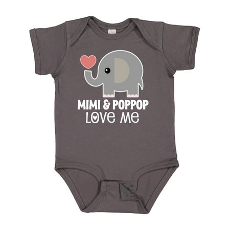

Inktastic Mimi and PopPop Love Me Grandchild Boys or Girls Baby Bodysuit