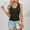 Black, variant on Olyvenn Fashion Tank Top with Built in Bra for Women Casual Summer Sleeveless Tops Slim Fitted V Neck Ruched Cami Shirts Gray S