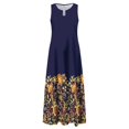 thumbnail image 4 of Robes d'Été pour les Femmes 2023 Causal Ourlet A-Ligne Fluide Mini Robe Blouse, 4 of 5