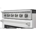 thumbnail image 6 of KOSTCH 36in Natural Gas Range with 6.0 Cu.ft. Oven and 6 Burners Cooktop, 110V Gas Oven in White ( Stainless Steel), 6 of 10