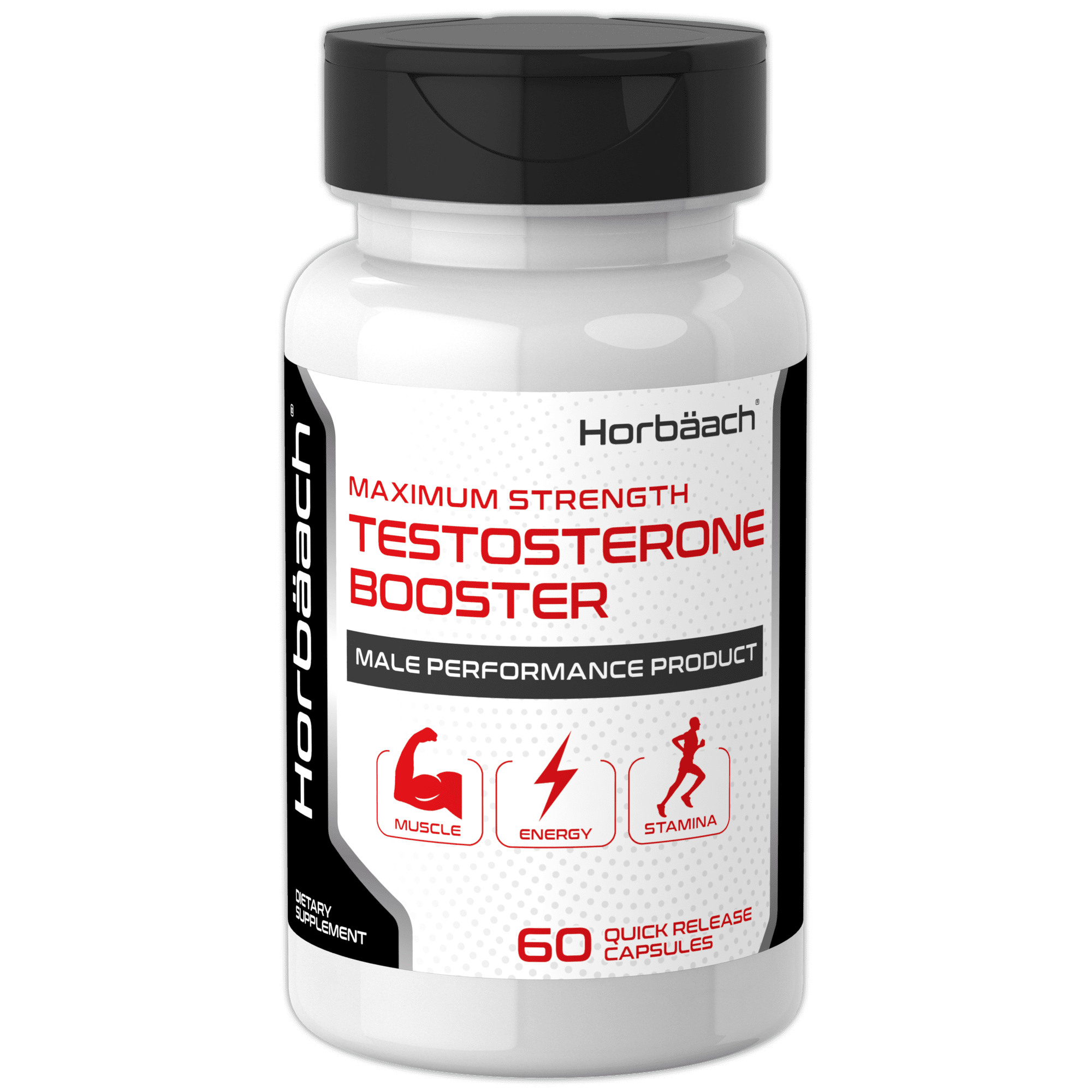 Testosterone Booster for Men | 60 Capsules | Vegetarian Formula | by Horbaach
