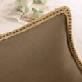 thumbnail image 5 of Gifts Dianli Home Decor Pillow Covers 18*18in Linen Trimmed Solid Color Plain Cushion Cases for Sofa Living Room Bed Multi-Purpose Decorative Throw Pillow Slipcovers Stylish Finds for Less, 5 of 6