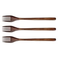 thumbnail image 2 of Tenedores de Madera, 30 Piezas EcolóGico-Simpático Madera Japonesa Ensalada Tenedor de Cena Vajilla Cubiertos para Niños Adultos (30 Piezas Sin Cuerda Tenedores de Madera), 2 of 5